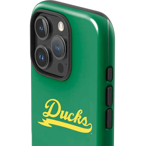 University of Oregon Ducks Logo and Wings iPhone 16 Pro Impact Case